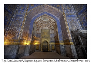 2025-09-28#5387 Tilya-Kori Madrasah, Registan Square, Samarkand, Uzbekistan