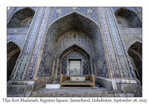 2025-09-28#5395 Tilya-Kori Madrasah, Registan Square, Samarkand, Uzbekistan