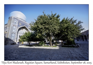 2025-09-28#5397 Courtyard, Tilya-Kori Madrasah, Registan Square, Samarkand, Uzbekistan