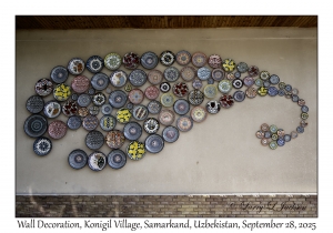 2025-09-28#5418 Wall Decoration, Konigil Village, Samarkand, Uzbekistan