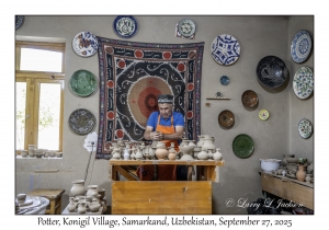 2025-09-28#5425 Potter, Konigil Village, Samarkand, Uzbekistan