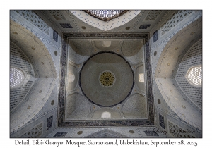 2025-09-28#5445 Detail, Bibi-Khanym Mosque, Samarkand, Uzbekistan