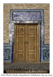 2025-09-29#2403 Door, Shah-I-Zinda, Samarkand, Uzbekistan
