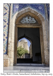 2025-09-29#2420 Entrance, Shah-I-Zinda, Samarkand, Uzbekistan