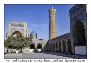 2025-09-29#2538 Mir-i-Arab Madrasah, Bukhara, Uzbekistan