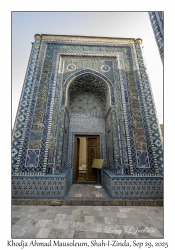 2025-09-29#5491 Khodja Ahmad Mausoleum, Shah-I-Zinda, Samarkand, Uzbekistan