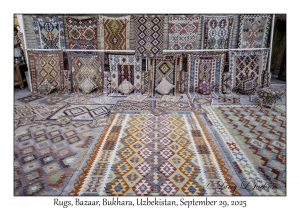 2025-09-29#5508 Rugs, Bazaar, Bukhara, Uzbekistan
