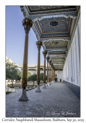 2025-09-30#2603 Corridor, Naqshbandi Mausoleum, Bukhara, Uzbekistan