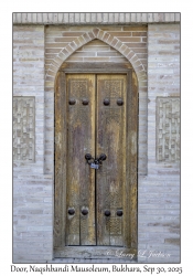2025-09-30#2625 Door, Naqshbandi Mausoleum, Bukhara, Uzbekistan
