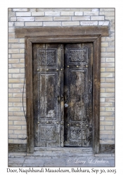 2025-09-30#2630 Door, Naqshbandi Mausoleum, Bukhara, Uzbekistan