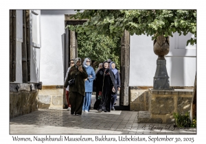 2025-09-30#2641 Women, Naqshbandi Mausoleum, Bukhara, Uzbekistan