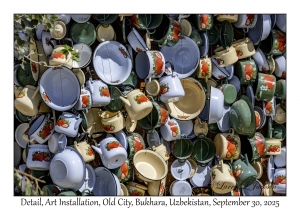 2025-09-30#2670 Detail, Art Installation, Old City, Bukhara, Uzbekistan