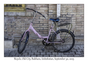2025-09-30#2675 Bicycle, Old City, Bukhara, Uzbekistan