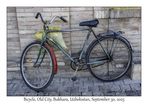 2025-09-30#2676 Bicycle, Old City, Bukhara, Uzbekistan