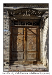 2025-09-30#2684 Door, Old City Walk, Bukhara, Uzbekistan