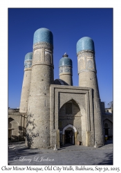 2025-09-30#2689 Chor Minor Mosque, Old City Walk, Bukhara, Uzbekistan