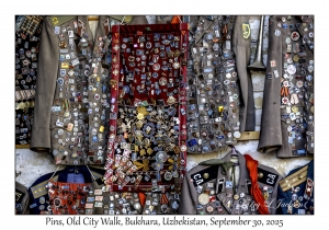 2025-09-30#2694 Pins, Old City Walk, Bukhara, Uzbekistan