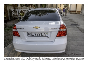 2025-09-30#2698 Chevrolet Nexia LTZ, Old City Walk, Bukhara, Uzbekistan
