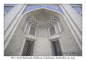 2025-09-30#5564 Mir-i-Arab Madrasah, Bukhara, Uzbekistan