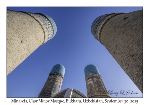 2025-09-30#5688 Minarets, Chor Minor Mosque, Bukhara, Uzbekistan