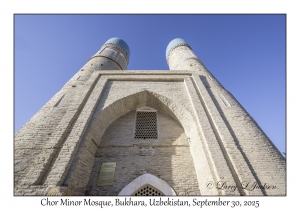 2025-09-30#5690 Chor Minor Mosque, Bukhara, Uzbekistan