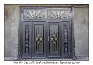 2025-09-30#5693 Door, Old City Walk, Bukhara, Uzbekistan