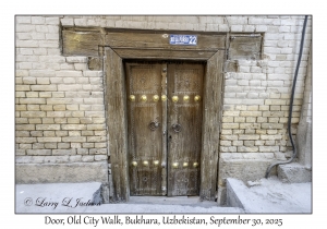 2025-09-30#5697 Door, Old City Walk, Bukhara, Uzbekistan