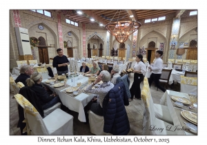 2025-10-01#1314 Dinner, Itchan Kala, Khiva, Uzbekistan