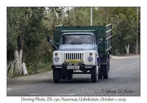 2025-10-01#2943 Driving Photo, ZIL-130, Hazerasp, Uzbekistan