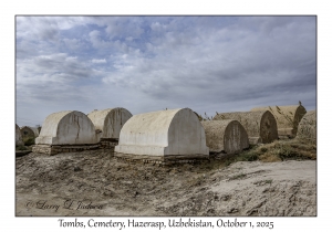 2025-10-01#2952 Tombs, Cemetery, Hazerasp, Uzbekistan