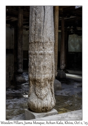 2025-10-01#3106 Wooden Pillar, Juma Mosque, Itchan Kala, Khiva, Uzbekistan