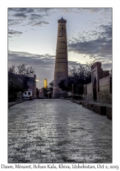 2025-10-02#2321 Dawn, Itchan Kala, Khiva, Uzbekistan