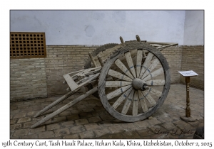 2025-10-02#3121 19th Century, Cart, Tash Hauli Palace, Itchan Kala, Khiva, Uzbekistan