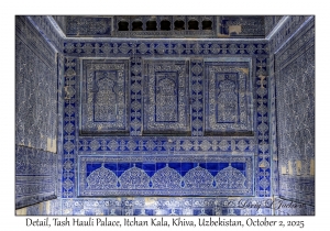 2025-10-02#3143 Detail, Tash Hauli Palace, Itchan Kala, Khiva, Uzbekistan