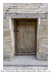 2025-10-02#3145 Door, Orient Star Khiva Hotel- Madrasah Muhammad Aminkhan, Itchan Kala, Khiva, Uzbekistan