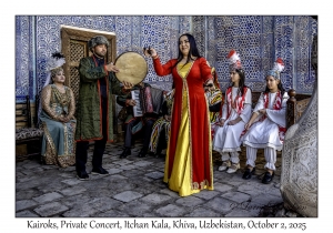 2025-10-02#3202 Kairoks, Private Concert, Itchan Kala, Khiva, Uzbekistan