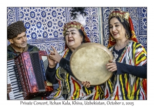 2025-10-02#3207 Private Concert, Itchan Kala, Khiva, Uzbekistan