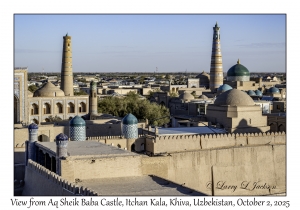 2025-10-02#3247 View, Aq Sheik Baba Castle, Itchan Kala, Khiva, Uzbekistan