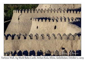 2025-10-02#3261 Fortress Wall, Aq Sheik Baba Castle, Itchan Kala, Khiva, Uzbekistan