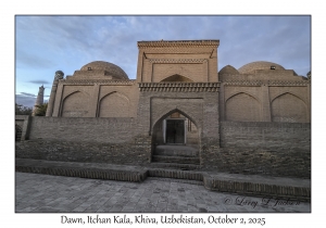 2025-10-02#3452 Dawn, Itchan Kala, Khiva, Uzbekistan