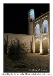2025-10-02#3511 Night Lights, Itchan Kala, Khiva, Uzbekistan