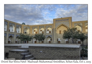 2025-10-02#3619 Orient Star Khiva Hotel- Madrasah Muhammad Aminkhan, Itchan Kala, Khiva, Uzbekistan