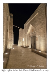 2025-10-02#5521 Night Lights, Itchan Kala, Khiva, Uzbekistan