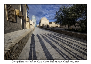 2025-10-02#5738 Group Shadows, Itchan Kala, Khiva, Uzbekistan