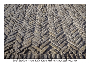 2025-10-02#5756 Brick Surface, Itchan Kala, Khiva, Uzbekistan