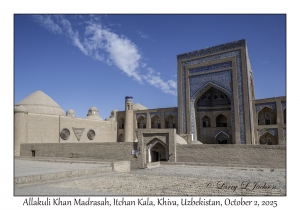 2025-10-02#5822 Allakuli Khan Madrasah, Itchan Kala, Khiva, Uzbekistan