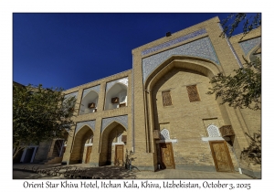 2025-10-03#2334 Orient Star Khiva Hotel- Madrasah Muhammad Aminkhan, Itchan Kala, Khiva, Uzbekistan