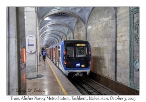 2025-10-03#3273 Train, Alisher Navoiy Metro Station, Tashkent, Uzbekistan