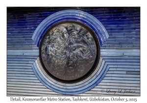 2025-10-03#3388 Detail, Kozmonavtlar Metro Station, Tashkent, Uzbekistan