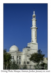 2026-01-20#3433 Driving Photo, Mosque, Amman, Jordan